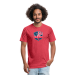 OATH Fitted Cotton/Poly T-Shirt - heather red