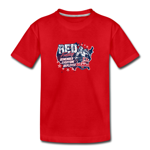 OATH RED Kids' Premium Cotton T-Shirt - red