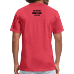 Fitted Cotton/Poly T-Shirt - heather red