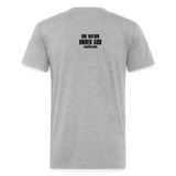 OATH PLEDGE Fitted Cotton/Poly T-Shirt - heather gray