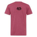 OATH PLEDGE Fitted Cotton/Poly T-Shirt - heather burgundy