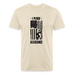 OATH PLEDGE Fitted Cotton/Poly T-Shirt - heather cream