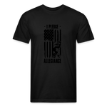 OATH PLEDGE Fitted Cotton/Poly T-Shirt - black