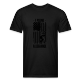 OATH PLEDGE Fitted Cotton/Poly T-Shirt - black