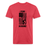 OATH PLEDGE Fitted Cotton/Poly T-Shirt - heather red
