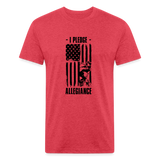 OATH PLEDGE Fitted Cotton/Poly T-Shirt - heather red