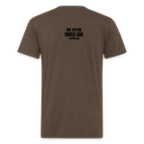OATH PLEDGE Fitted Cotton/Poly T-Shirt - heather espresso