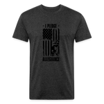 OATH PLEDGE Fitted Cotton/Poly T-Shirt - heather black
