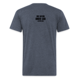 OATH PLEDGE Fitted Cotton/Poly T-Shirt - heather navy