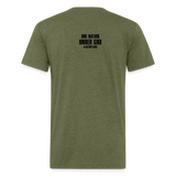 OATH PLEDGE Fitted Cotton/Poly T-Shirt - heather military green
