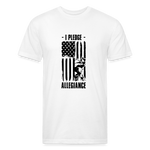 OATH PLEDGE Fitted Cotton/Poly T-Shirt - white