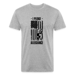 OATH PLEDGE Fitted Cotton/Poly T-Shirt - heather gray