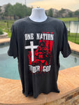 OATH ONE NATION UNDER GOD SHIRT, COTTON POLYESTER