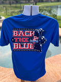 OATH BACK THE BLUE SHIRT, COTTON POLYESTER
