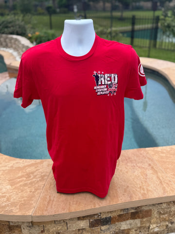 OATH RED FRIDAY SHIRT, COTTON POLYESTER