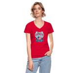 OATH MEMORIAL MAY Women's V-Neck T-Shirt - red