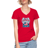 OATH MEMORIAL MAY Women's V-Neck T-Shirt - red