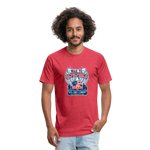 OATH MEMORIAL MAY Fitted Cotton/Poly T-Shirt by Next Level - heather red