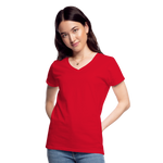 OATH RED Women's V-Neck T-Shirt - red