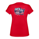 OATH RED Women's V-Neck T-Shirt - red