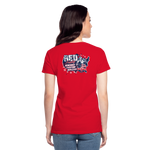 OATH RED Women's V-Neck T-Shirt - red