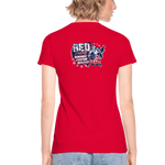 OATH RED Women's V-Neck T-Shirt - red